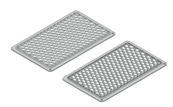 Решетка гриль GN1/1 с продольными и перекрестными полосками (530х325) RATIONAL 60.73.314 в ШефСтор (chefstore.ru)